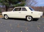 1966 CHEVROLET CHEVY II CUSTOM 2 DOOR SEDAN - Side Profile - 64002