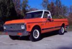 1971 CHEVROLET C-20 LONGHORN PICKUP - Front 3/4 - 64078