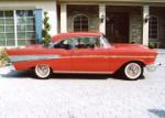 1957 CHEVROLET BEL AIR 2 DOOR HARDTOP - Side Profile - 65758