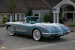 1958 CHEVROLET CORVETTE RESTO-MOD CONVERTIBLE - Rear 3/4 - 65776