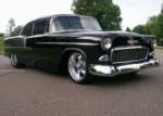 1955 CHEVROLET BEL AIR CUSTOM 2 DOOR HARDTOP - Front 3/4 - 65810