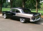 1955 CHEVROLET BEL AIR CUSTOM 2 DOOR HARDTOP - Rear 3/4 - 65810