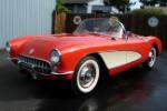 1957 CHEVROLET CORVETTE CONVERTIBLE - Front 3/4 - 66132