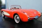1957 CHEVROLET CORVETTE CONVERTIBLE - Rear 3/4 - 66132