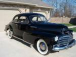 1947 CHEVROLET FLEETMASTER SPORT COUPE - Front 3/4 - 66185