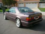 1991 MERCEDES-BENZ 300CE 2 DOOR COUPE BOSCHERT EDITION - Rear 3/4 - 66419