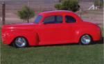 1948 FORD MODEL 48 CUSTOM COUPE - Side Profile - 70677