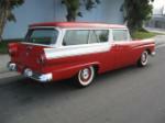 1957 FORD RANCH WAGON 2 DOOR STATION WAGON - Rear 3/4 - 70744