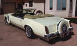 1981 CADILLAC ELDORADO CUSTOM CONVERTIBLE - Rear 3/4 - 70858