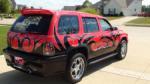 2000 DODGE DURANGO CUSTOM SUV - Rear 3/4 - 70946