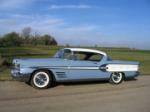 1958 PONTIAC BONNEVILLE 2 DOOR HARDTOP - Side Profile - 70969