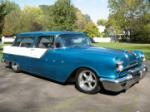 1955 PONTIAC SAFARI CUSTOM STATION WAGON - Front 3/4 - 70980