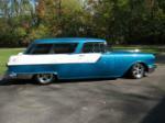 1955 PONTIAC SAFARI CUSTOM STATION WAGON - Side Profile - 70980