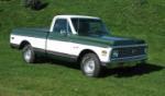 1972 CHEVROLET CHEYENNE SUPER 10 PICKUP - Front 3/4 - 71141