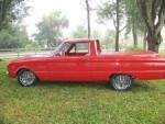 1963 FORD RANCHERO PICKUP - Side Profile - 75150