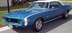 1969 CHEVROLET CAMARO RS/SS CONVERTIBLE - Front 3/4 - 79138