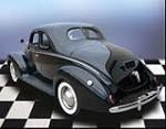 1939 FORD STANDARD 5 WINDOW COUPE - Rear 3/4 - 79196