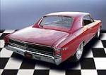 1967 CHEVROLET CHEVELLE SS 2 DOOR PRO-TOURING COUPE - Rear 3/4 - 79209
