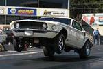 1969 FORD MUSTANG CUSTOM FASTBACK DRAG CAR - Front 3/4 - 81017