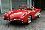 1957 CHEVROLET CORVETTE CONVERTIBLE - Rear 3/4 - 81781