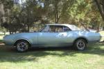 1968 OLDSMOBILE CUTLASS SUPREME 2 DOOR CONVERTIBLE - Side Profile - 81965