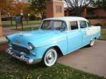 1955 CHEVROLET BEL AIR 4 DOOR SEDAN - Front 3/4 - 82191