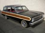 1964 FORD FALCON SQUIRE WAGON - Front 3/4 - 82226