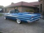 1960 PONTIAC BONNEVILLE CONVERTIBLE - Rear 3/4 - 82502