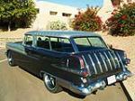 1956 PONTIAC SAFARI CUSTOM 2 DOOR WAGON - Rear 3/4 - 82683