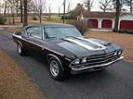 1969 CHEVROLET CHEVELLE CUSTOM 2 DOOR COUPE - Front 3/4 - 88849