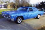 1966 CHEVROLET BEL AIR CUSTOM 4 DOOR SEDAN - Front 3/4 - 88874