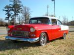 1955 CHEVROLET BEL AIR CUSTOM 2 DOOR SEDAN - Front 3/4 - 89032
