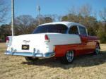1955 CHEVROLET BEL AIR CUSTOM 2 DOOR SEDAN - Rear 3/4 - 89032