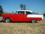 1955 CHEVROLET BEL AIR CUSTOM 2 DOOR SEDAN - Side Profile - 89032