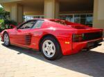 1988 FERRARI TESTAROSSA 2 DOOR COUPE - Rear 3/4 - 89040