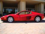 1988 FERRARI TESTAROSSA 2 DOOR COUPE - Side Profile - 89040