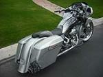2003 HARLEY-DAVIDSON ROAD GLIDE CUSTOM MOTORCYCLE - Rear 3/4 - 91029