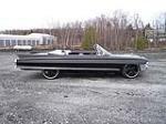 1962 CADILLAC SERIES 62 CUSTOM CONVERTIBLE - Side Profile - 91102