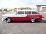 1956 CHEVROLET 210 CUSTOM 2 DOOR WAGON - Side Profile - 93252