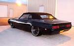 1969 PONTIAC FIREBIRD TRANS AM CUSTOM CONVERTIBLE - Rear 3/4 - 93323