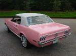 1968 FORD MUSTANG COUPE - Rear 3/4 - 93373