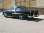 1955 CHEVROLET BEL AIR CUSTOM 2 DOOR HARDTOP - Rear 3/4 - 93567