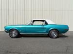 1968 FORD MUSTANG COUPE - Side Profile - 93610