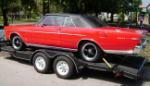 1966 FORD GALAXIE 500 XL CUSTOM CONVERTIBLE - Rear 3/4 - 93618