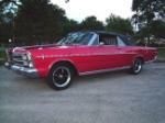1966 FORD GALAXIE 500 XL CUSTOM CONVERTIBLE - Side Profile - 93618