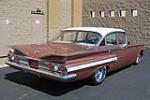 1960 CHEVROLET IMPALA CUSTOM 4 DOOR SEDAN - Rear 3/4 - 93692