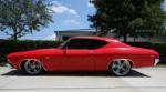 1969 CHEVROLET CHEVELLE CUSTOM 2 DOOR COUPE - Front 3/4 - 94072