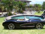 1957 CHEVROLET CORVETTE CUSTOM CONVERTIBLE - Side Profile - 96143