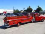 1951 CROSLEY FIRE HOOK & LADDER FIRE TRUCK - Side Profile - 96228