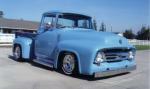 1956 FORD F-100 CUSTOM PICKUP - Front 3/4 - 96274